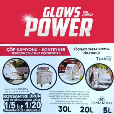 Çöp Kamyonu Konteyner Temizleme Sıvısı ve Dezenfektan