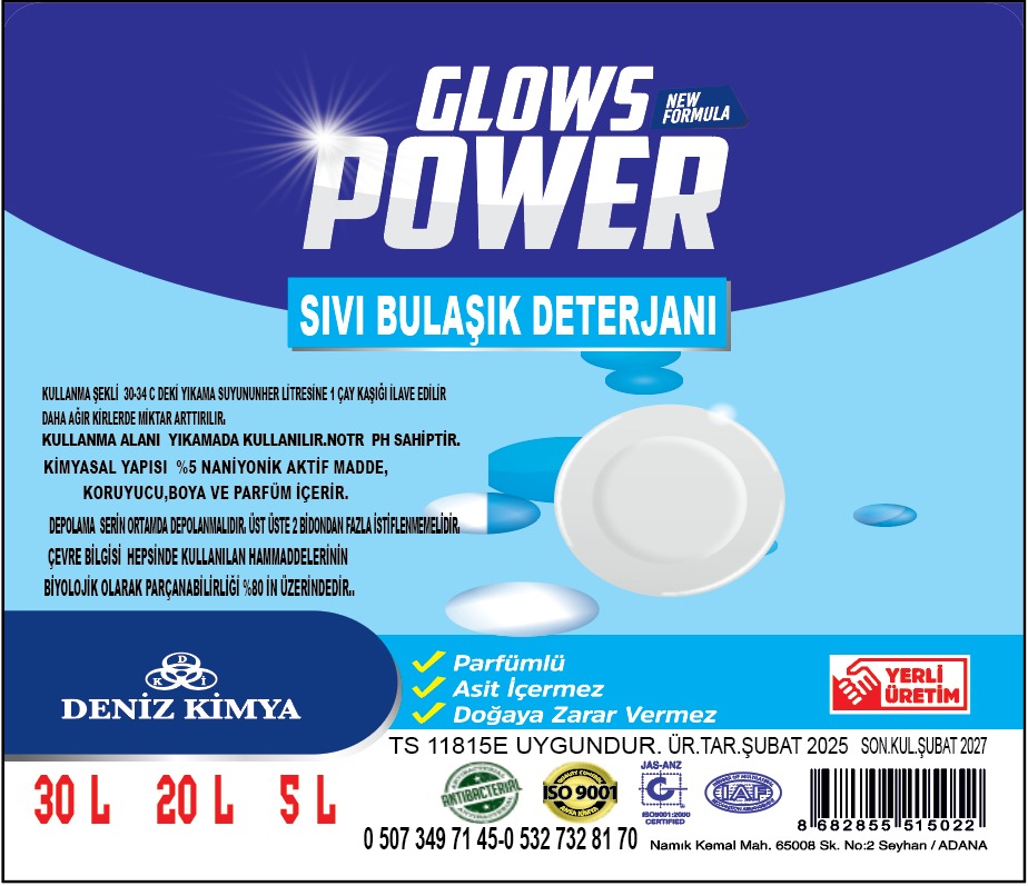 Sıvı Bulaşık Deterjanı